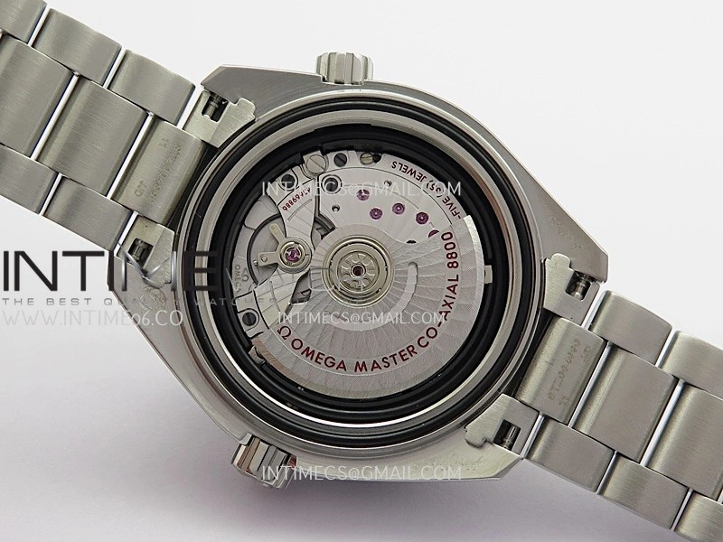 Planet Ocean 39.5mm Black Ceramic Bezel SS V4 VSF 1:1 Best Edition Black Dial On SS Bracelet Super Clone Asian 8800